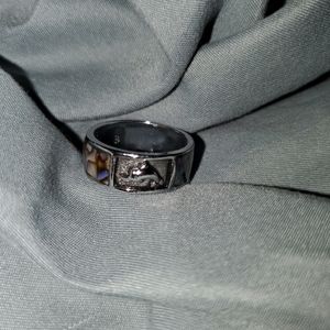 dolphin abalone ring